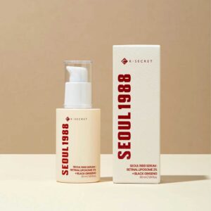 K-Secret SEOUL 1988 Retinal Serum: Retinal Liposome 2% + Black Ginseng - 30ML